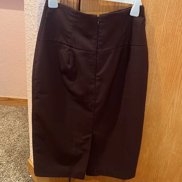 Worthington Women's 6 Pencil Skirt Brown - Picture 4 of 8